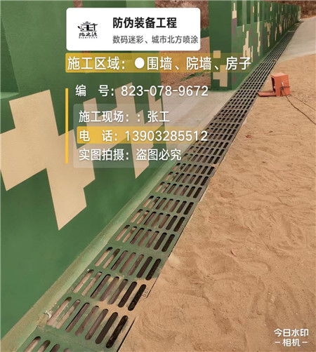 漳州 例如在抖音上有“迷彩墙，外围墙面挡 - 星空数码迷彩漆施工队