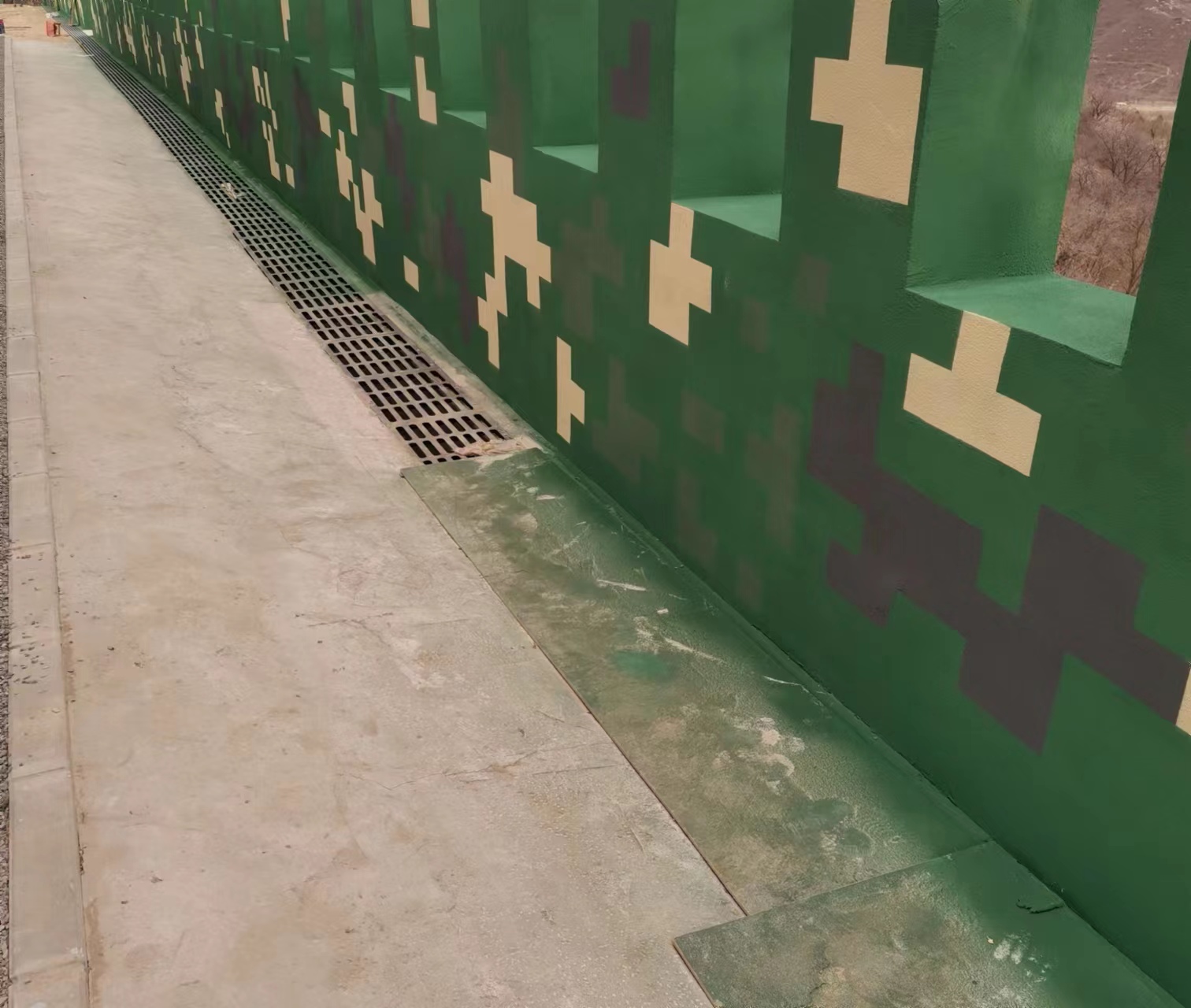 漳州围墙迷彩喷涂,数迷彩漆